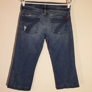 7 for all mankind crop pants/shorts